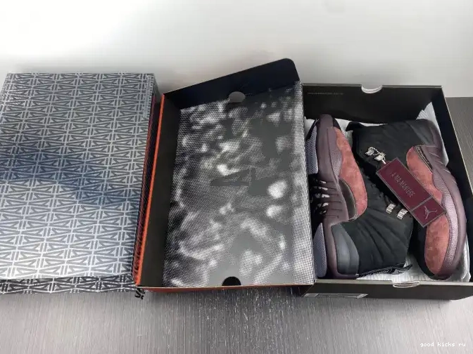 Retro Ma Black Maniere Jordan 12 DV6989-001 A 0522